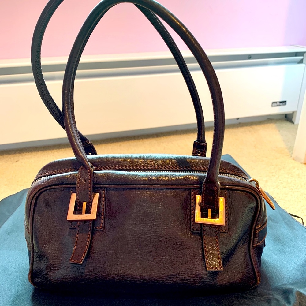 Brown Leather Fendi Bag